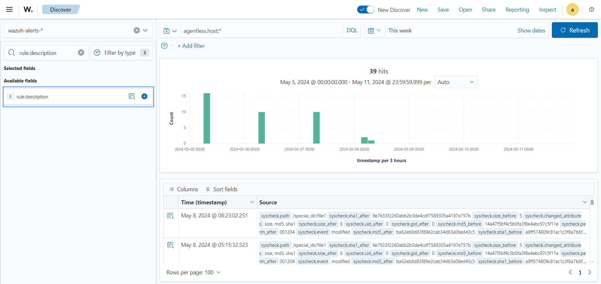Add the rule.description field