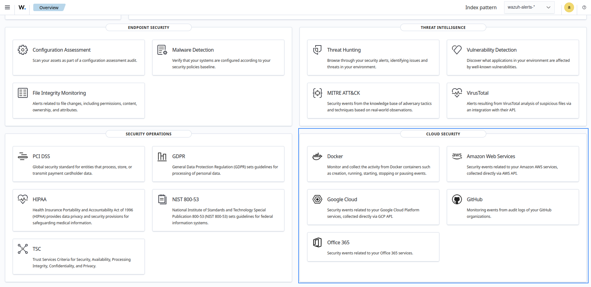 Cloud provider modules