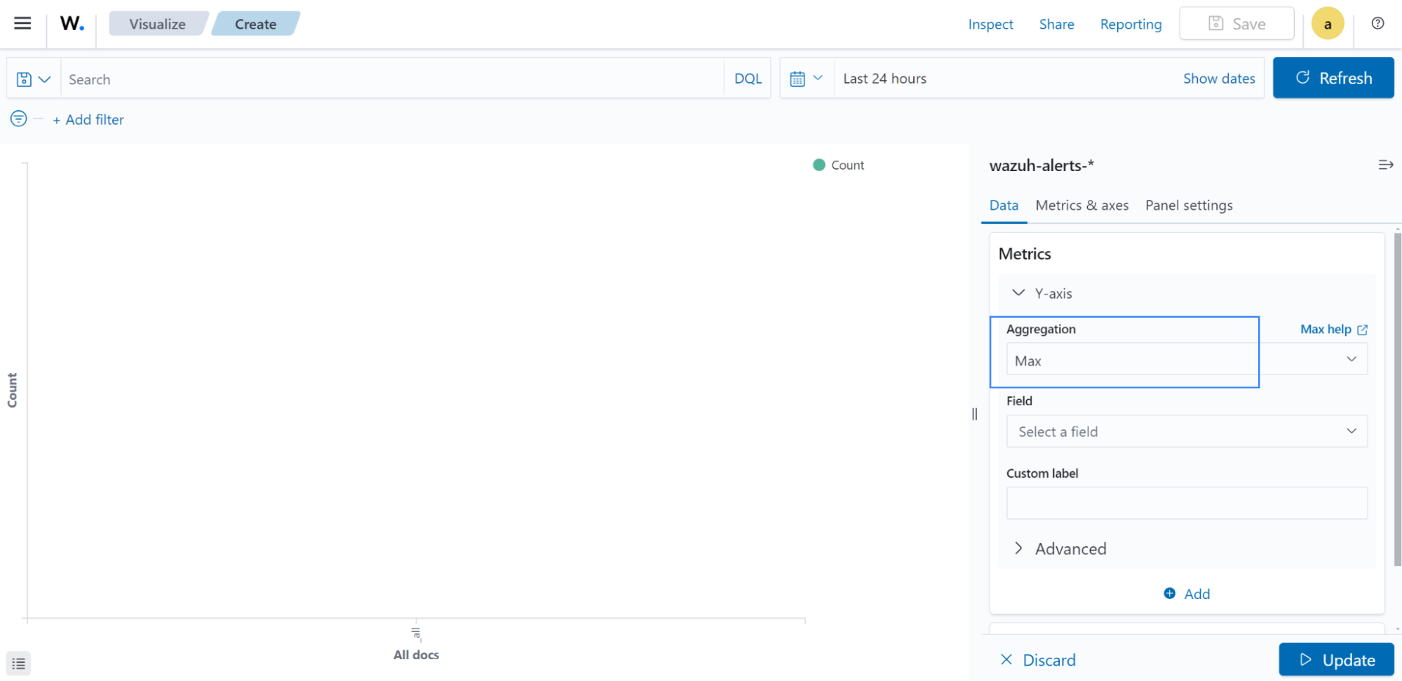 Max metrics aggregation
