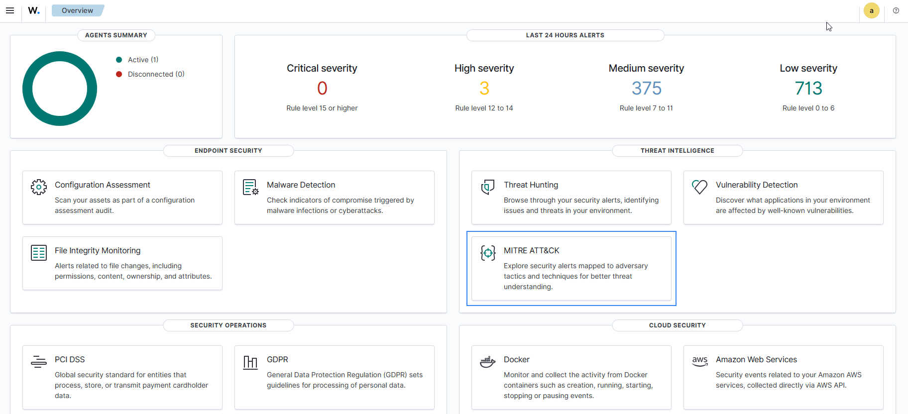 The Wazuh MITRE ATT&CK module