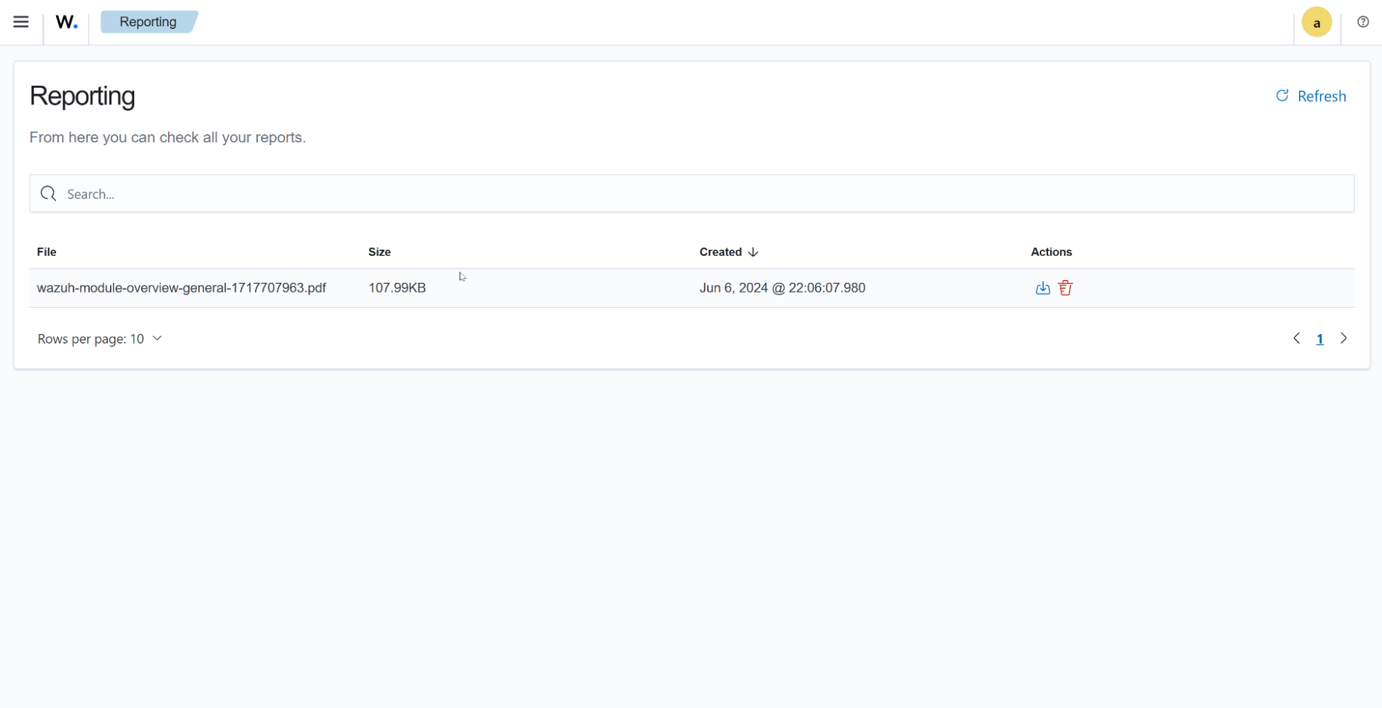 Navigating the Wazuh dashboard: Reporting