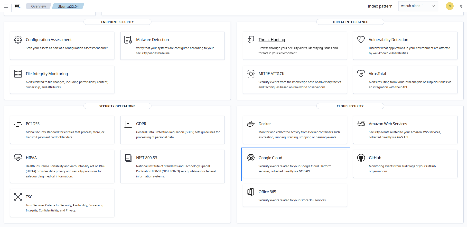 Using Wazuh to monitor Google Cloud Platform