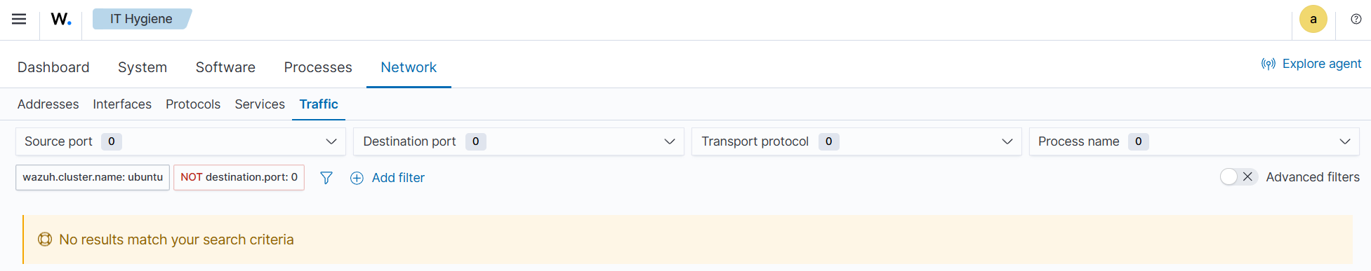 Wazuh states inventory ports indices